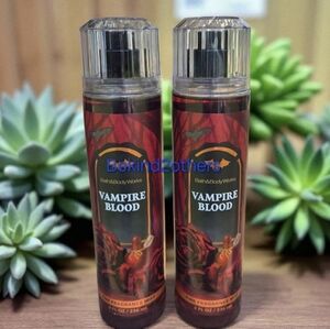 X3 NEW Bath & Body Works Vampire Blood Fine F r a g rance M i st 8 O z